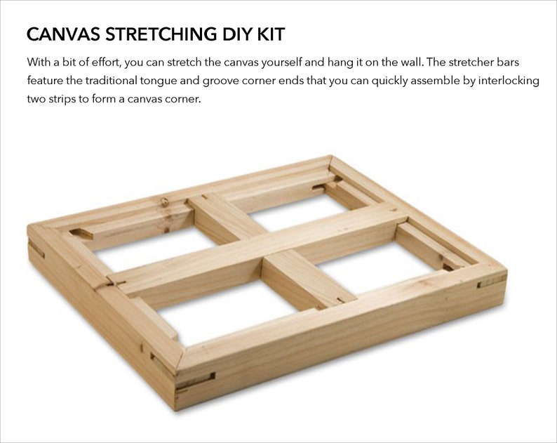Canvas Stretching DIY Kit Etsy