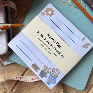 Frühling Notizblock, To-do Liste, Briefpapier, Briefe schreiben, Freundschaft Geschenk, Schulmaterial, Geschenke für Lehrer, Cottagecore, Planer, Frühling,