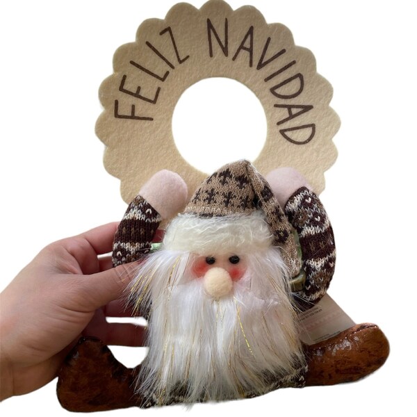 Santa Door Hanger Feliz Navidad