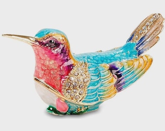 Mini Hummingbird Urn for Ashes, Small Keepsake