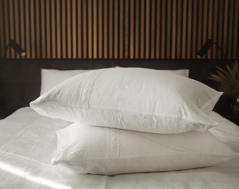 Linen pillow cases Linen lumbar pillow Washed linen fabric Natural bedding Organic linen fabric Linen bedding set Boho bedding queen