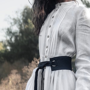 Navy blue belt Ladies belts Organic linen clothing Obi belt Wrap belt Wide belt Boho belt Festival belt Waist belt Plus size belt Corset bel