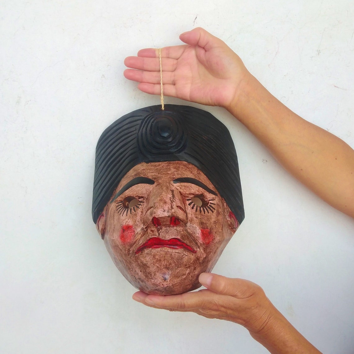 Ixmukané Wooden Mask Art Wall Decor/Guatemalan Wooden Masks Etsy