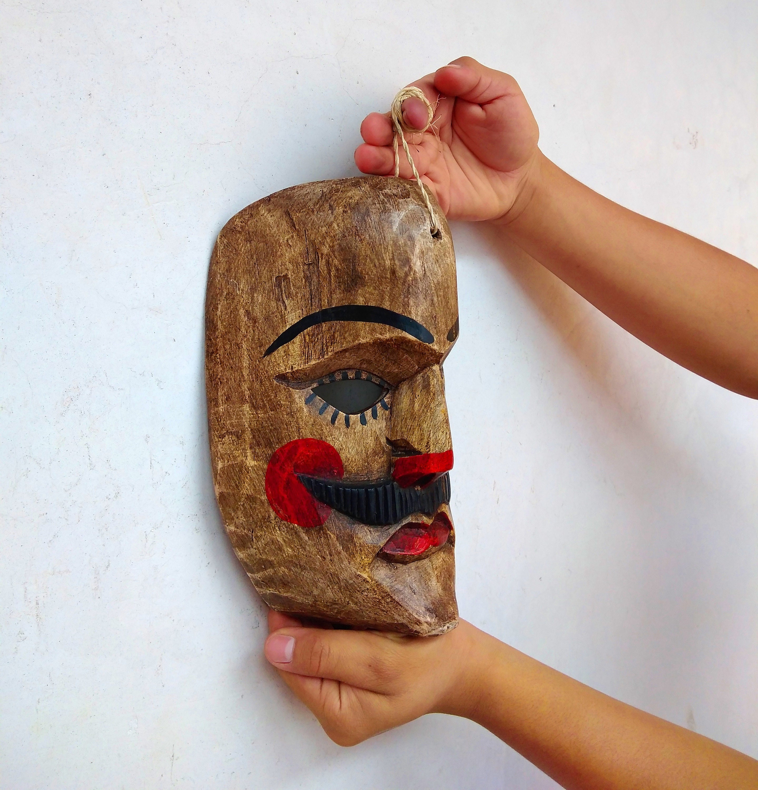 Maximon Wooden Mask / Decorative Masks For Wall / Wooden Masks Etsy