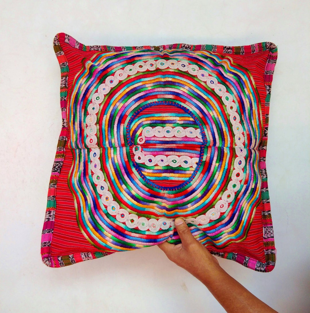 JOYABAJ. Guatemalan Embroidered Huipil Pillow Covers 19x19 Etsy