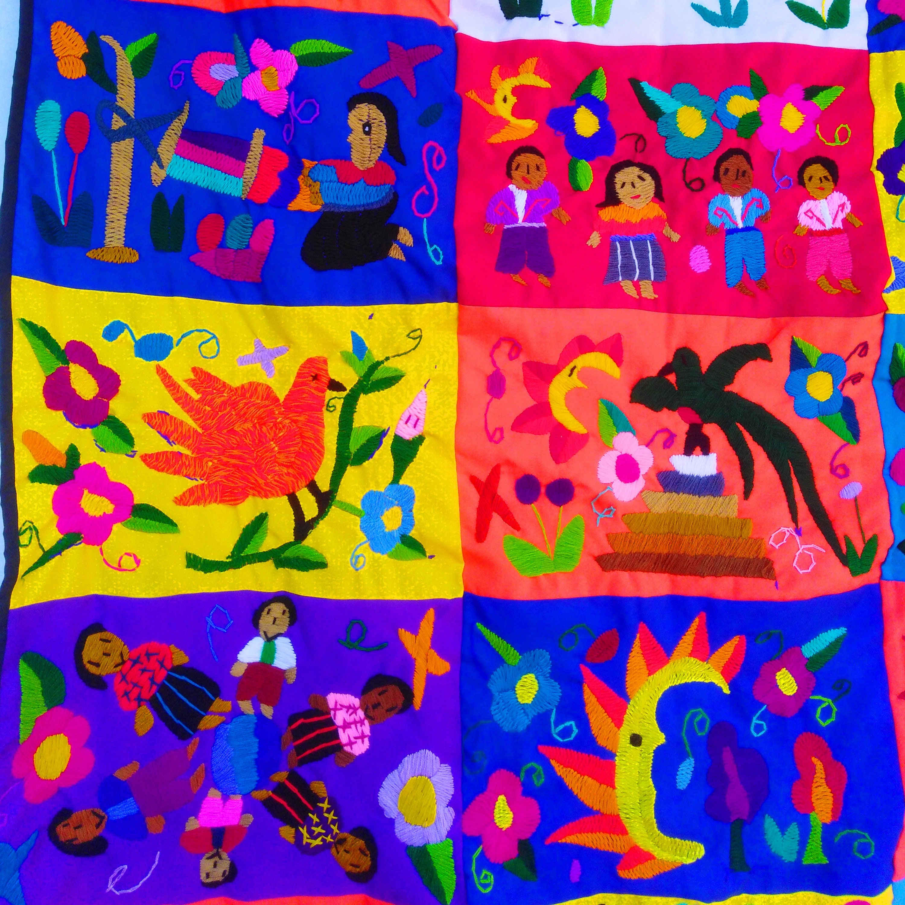 Textile Wall Hanging Large / Textile Wall Art / Guatemalan Etsy