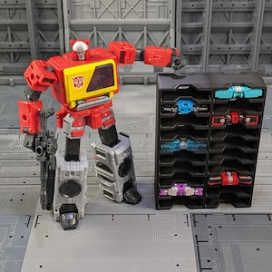 Transformers War For Cybertron Cassette Storage Tower