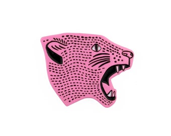 Wild Cat Enamel Pin