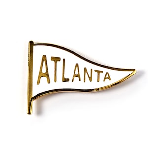 Atlanta Pennant Enamel Pin