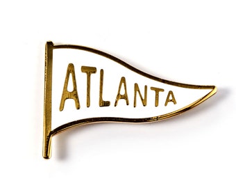 Atlanta Pennant Enamel Pin