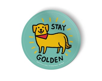 Stay Golden Big Sticker