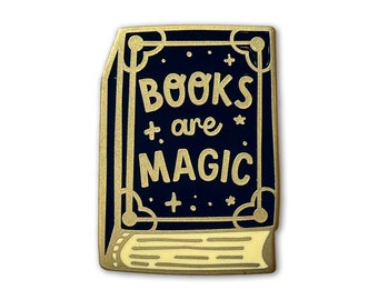 Books Are Magic Enamel Pin