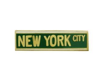 NYC Street Sign New York Enamel Pin