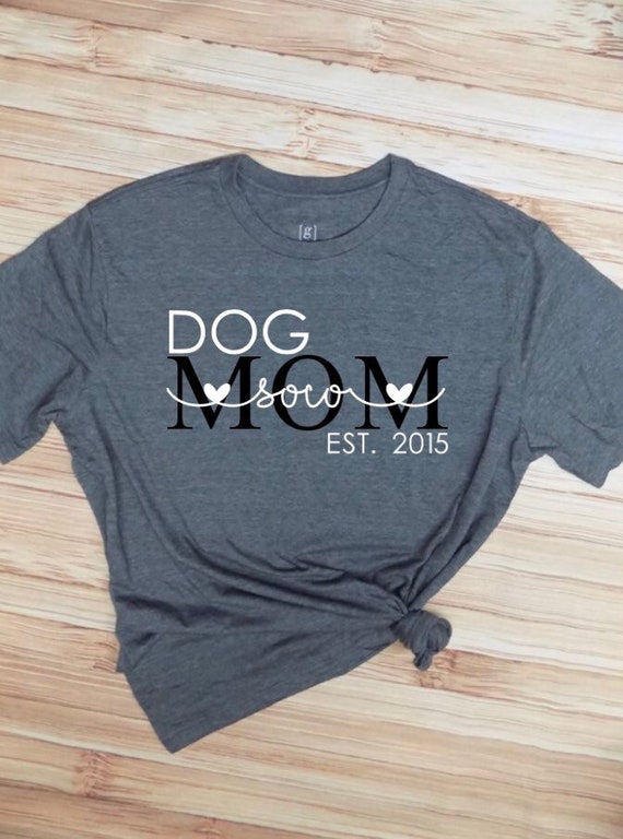 personalized dog mom shirt