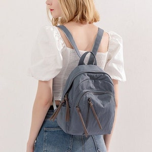 Aszyn Tencel Nylon Womens Backpack