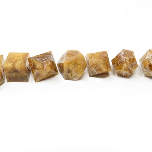 One of kind, Caramel Macchito , SHARP Polyhedral Dice Set
