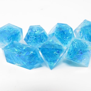 Unikat, Ice Shards, SHARP Polyedral Würfel Set