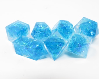 One of kind, Ice Shards, SHARP Polyhedral Dice Set