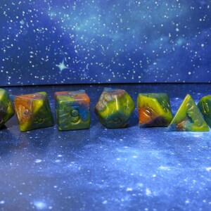 One of kind, Vincent, Polyhedral Dice Set