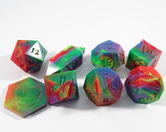 Was ist, wenn wir nur Em mixen? , SHARP Polyhedral Würfel Set