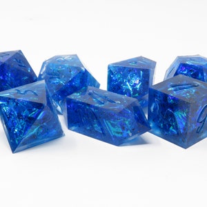 One of kind, Jean Jeanie Chaos Confetti, SHARP Polyhedral Dice Set