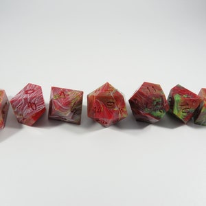 One of kind, Splatter House (Dirty Pour), SHARP Polyhedral Dice Set