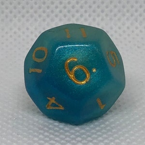 One of kind, Peacock Themed Polyhedral Dice Set image 6
