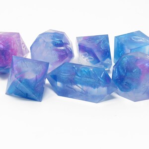 One of kind, Nebulous , SHARP Polyhedral Dice Set