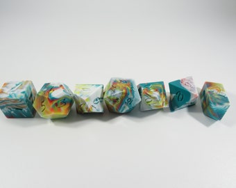 One of kind, Santa Monica Blvd (Dirty Pour), SHARP Polyhedral Dice Set