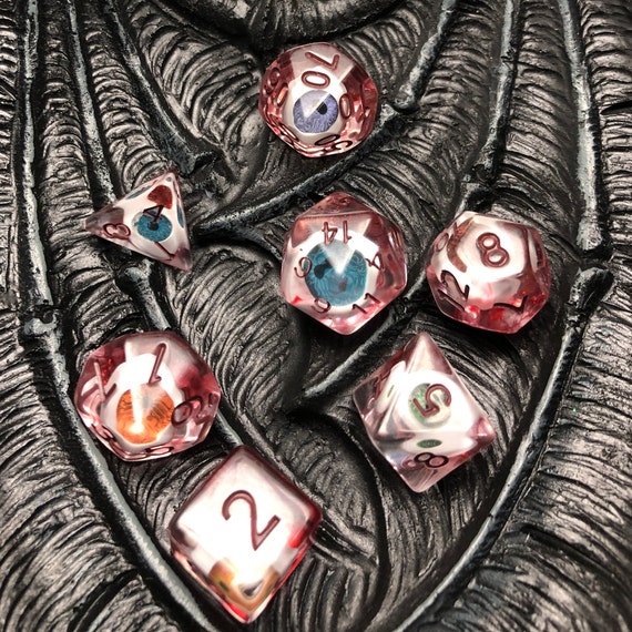 One of kind handmade Eyeball dice. Etsy