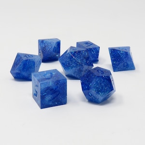 One of kind, Bottom of the Deep Blue , SHARP Polyhedral Dice Set