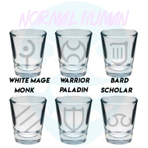 FFXIV Class/Jobs Shot Glass (Pick one)
