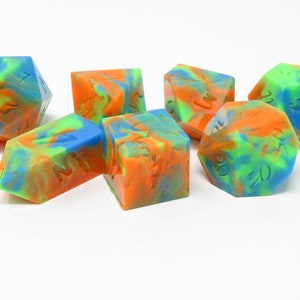 One of kind, Toxie , SHARP Polyhedral Dice Set