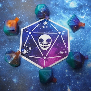One of kind, Hunchback , Polyhedral Dice Set