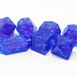 One of kind, Ionized-air , SHARP Polyhedral Dice Set