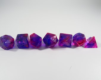 One of kind, Bi Bi Bi, ROUND Polyhedral Dice Set