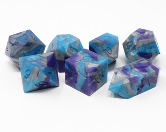 One of kind, SQUISHY Hornet (Silicone Rubber),  SHARP Polyhedral Dice Set