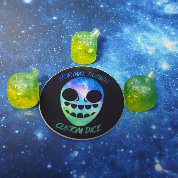 One of kind, Lemon Lime , d6 Dice Set