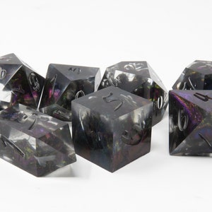 One of kind, Oil Slick Bloop Redux, SHARP Polyhedral Dice Set