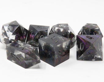 One of kind, Oil Slick Bloop Redux, SHARP Polyhedral Dice Set