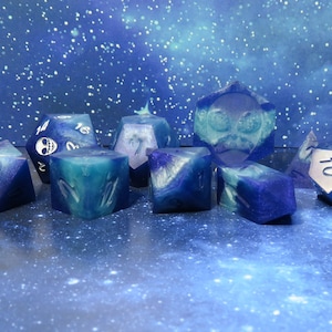 One of kind, Avatar the Last Airbender, Water Tribe , Sharp Polyhedral Dice Set