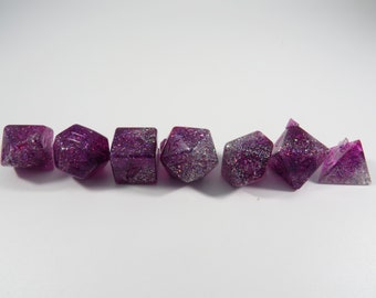 One of kind, Perseids, ROUND Polyhedral Dice Set