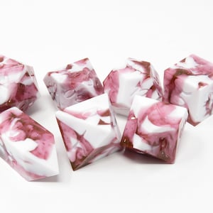 One of kind, Wine and Cream, SHARP Polyhedral Dice Set