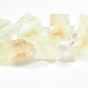 One of kind, Booger,( UV Color Change) SHARP Polyhedral Dice Set