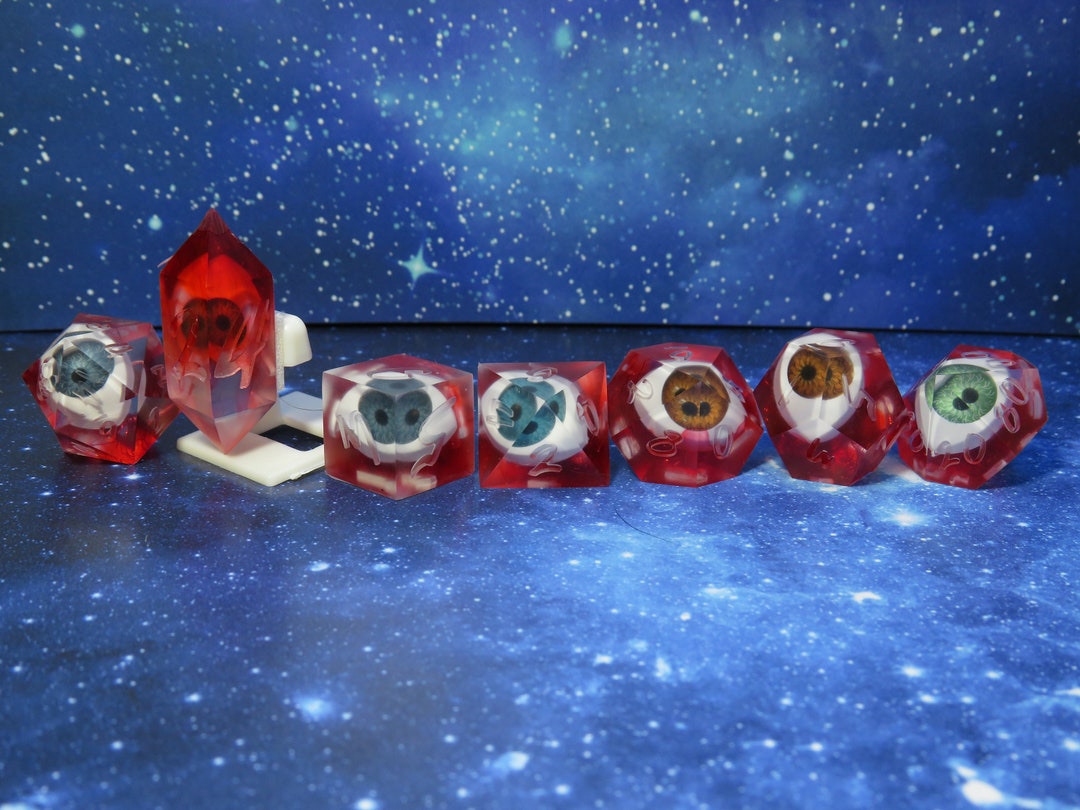 One of Kind, Handmade Eyeball Dice SHARP. Etsy