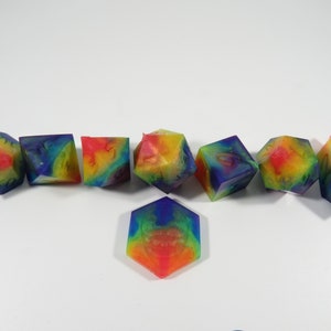 One of kind, Woodstock, SHARP Polyhedral Dice Set