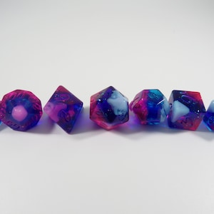 One of kind, Cosmog, ROUND Polyhedral Dice Set