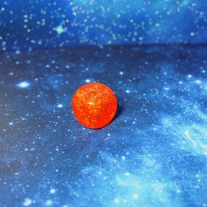 One of kind, Party Orange Confetti, d6 Dice Set image 4