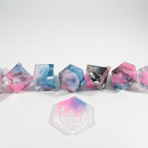 One of kind,  Down With the Cistem  Bloop , SHARP Polyhedral Dice Set