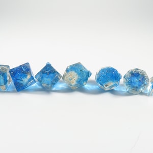 One of kind, Gold Rings, Polyhedral Dice Set